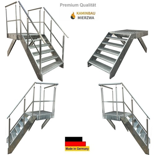 Stahltreppe verzinkt stufen - stahltreppe, 6