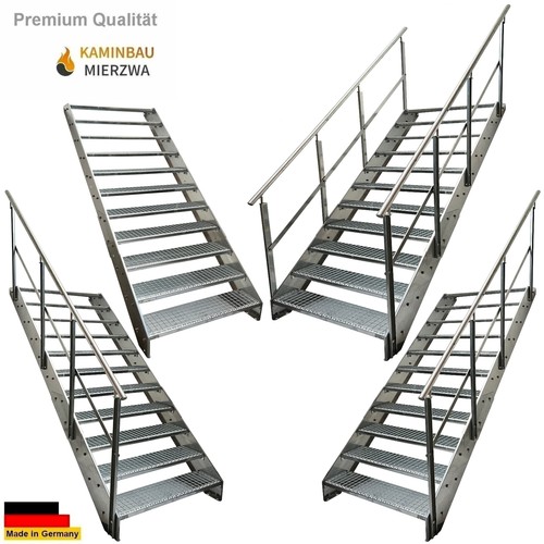 Premium stahlwangen treppe 11 - premium, -treppe