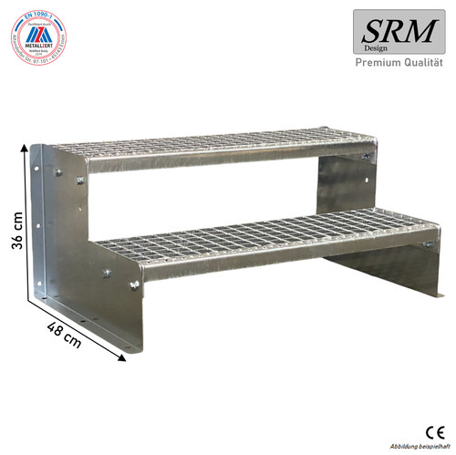 Standtreppe freistehend - , 2
